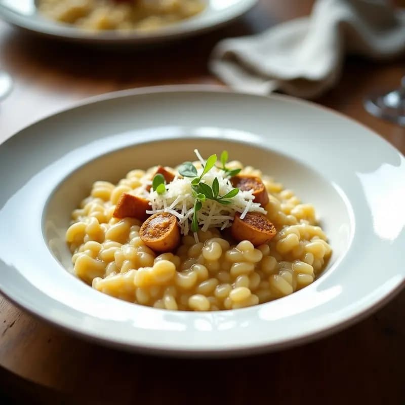 Risotto de Calçots y Queso Idiazábal: Receta Cremosa y Tradicional con Toque Vasco