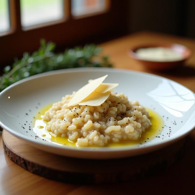 Risotto de Cebolla Negra y Parmesano: Receta en Airfryer Ultracremosa en 25 Minutos