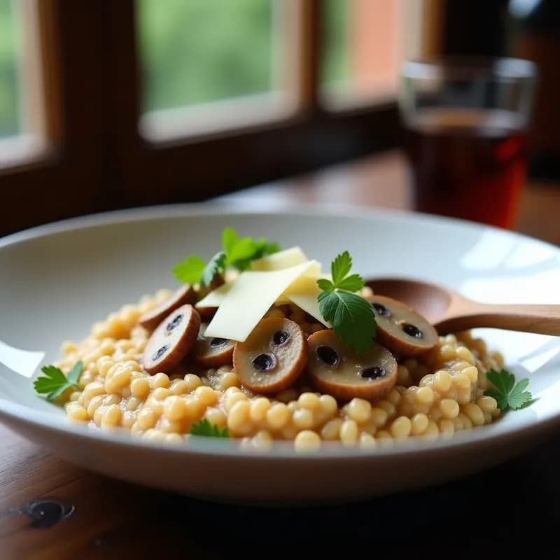 Risotto de Champiñones al Café Ahumado: Receta en Thermomix Ultracremosa y Gourmet