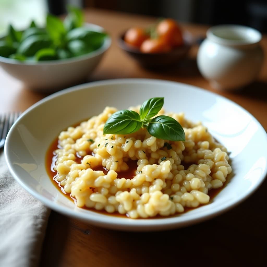 Risotto de Coliflor y Alcachofas con Vinagre Balsámico: Receta Italiana Low-Carb en Thermomix