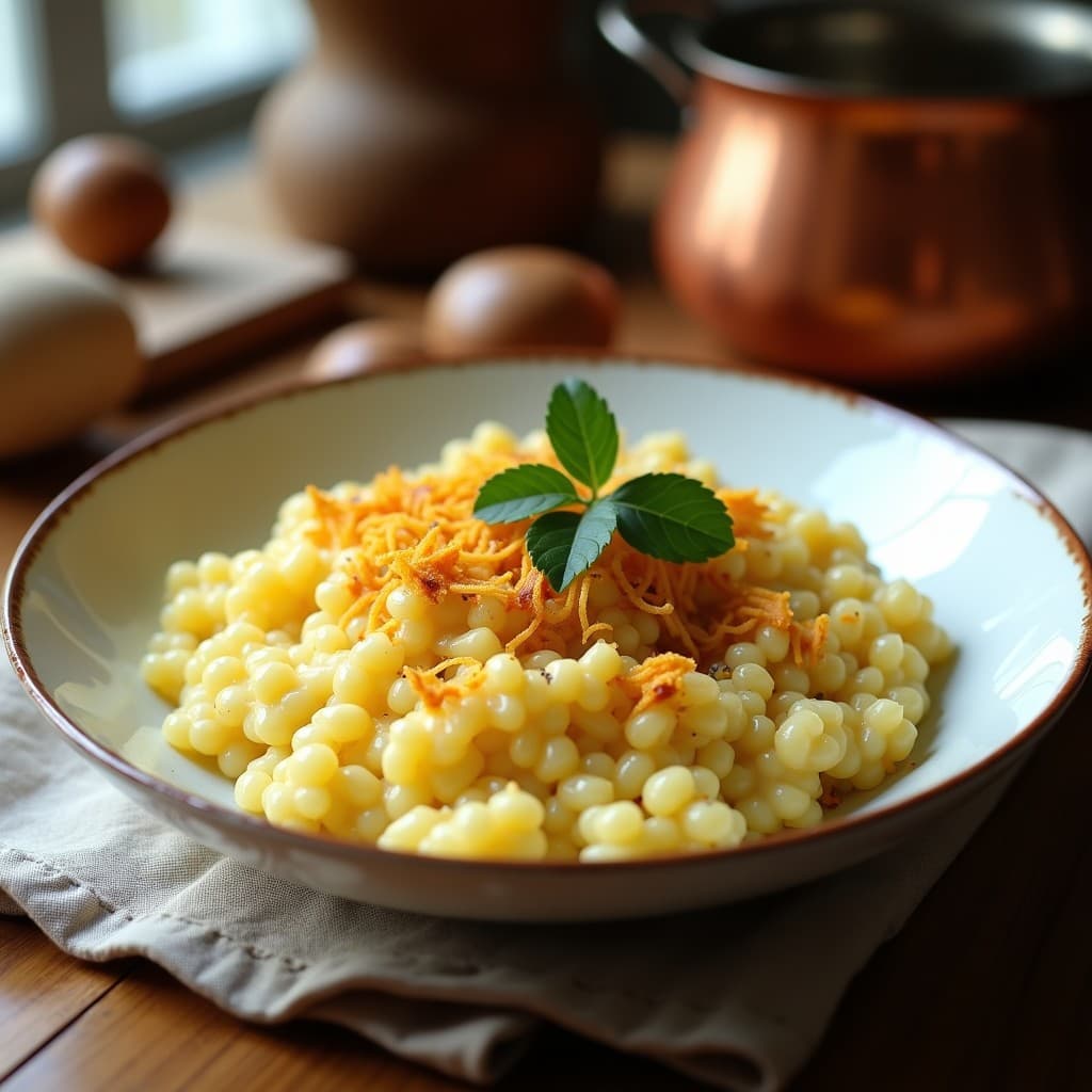 Risotto de Coliflor con Azafrán y Queso de Castaña: Receta Italiana Keto Sin Lactosa