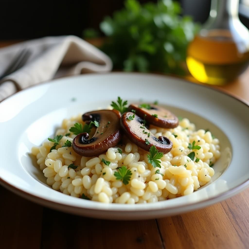 Risotto de Coliflor y Champiñones: Receta Sin Gluten y Bajas Calorías en Airfryer