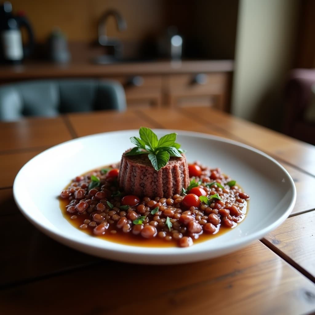 Risotto de Coliflor Morada y Chipotle con Polvo de Cacao: Receta Mexicana Keto