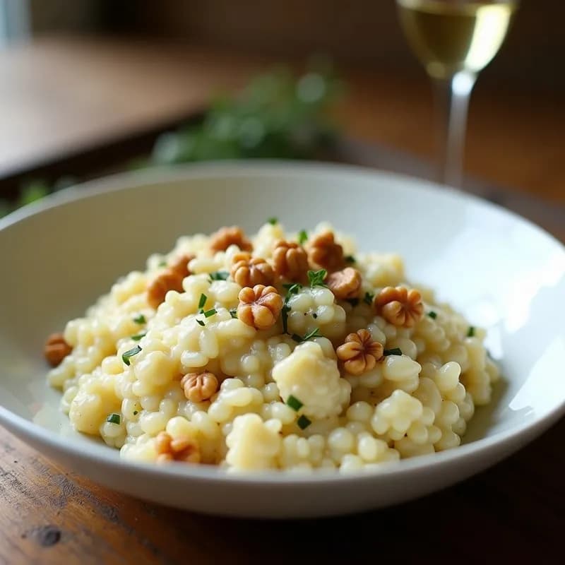 Risotto de Coliflor con Queso Azul: Receta en Airfryer Sin Gluten y Ultracremosa
