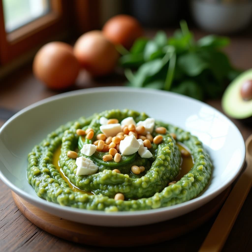 Risotto de Espinacas y Queso de Cabra con Caldo de Verduras: Receta Italiana en Thermomix