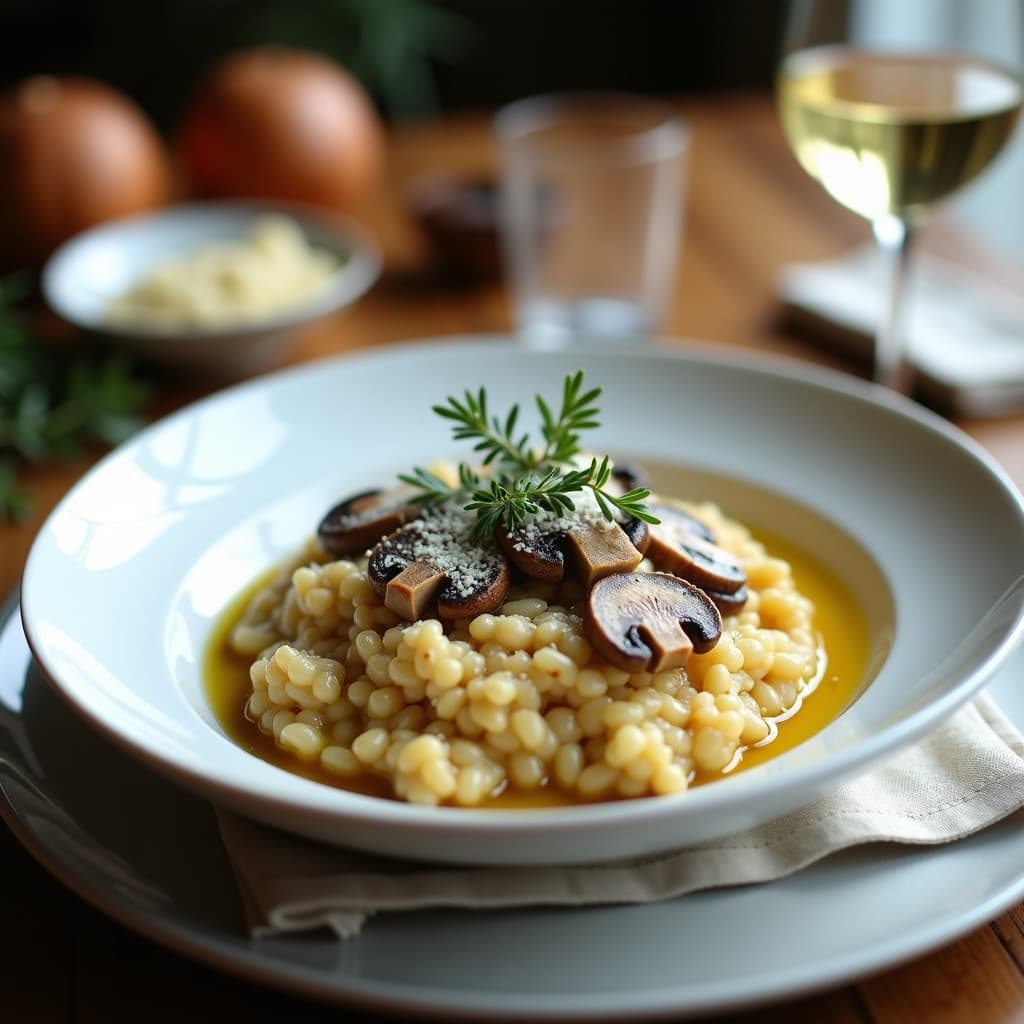 Risotto de Funghi Porcini: Receta Cremosa en Thermomix con Toque Italiano