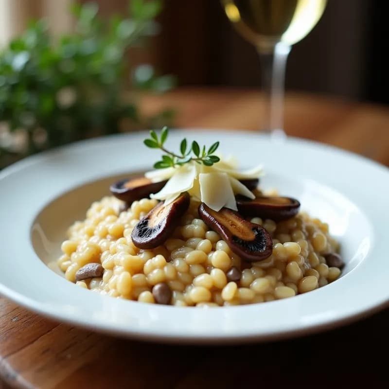 Risotto de Hongos Porcini: Receta en Airfryer Ultracremosa y Sin Remover