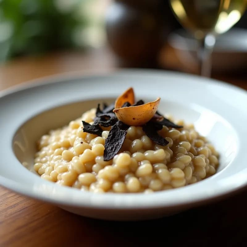 Risotto de Hongos Negros y Trufa: Receta Gourmet en 30 Minutos