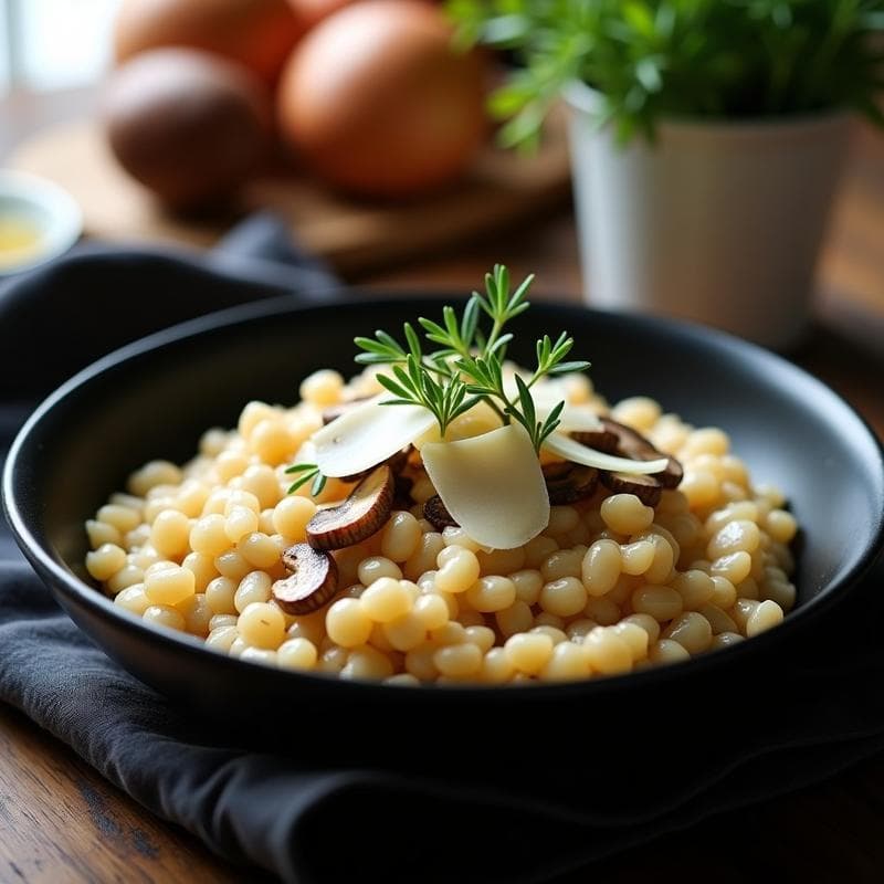 Risotto de Hongo Reishi Umami: Receta en Airfryer Sin Aceite en 25 Minutos