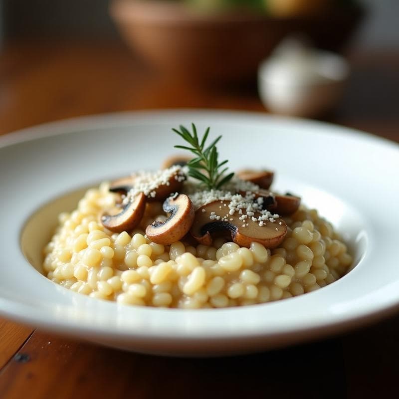 Risotto de Hongos Silvestres: Receta en Airfryer Sin Aceite y Ultracremoso