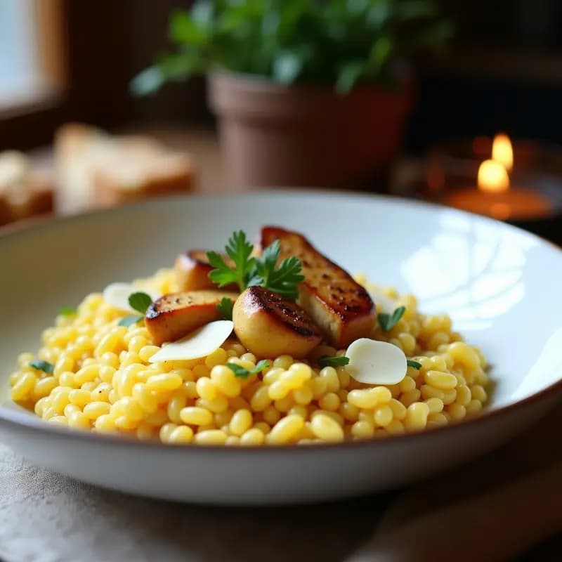 Risotto a la Milanesa con Azafrán y Tuétano: Receta Italiana Ultracremosa