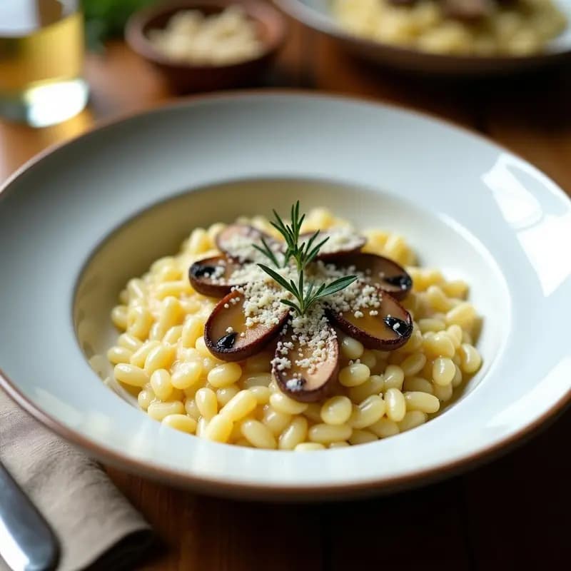 Risotto de Morillas con Vino Blanco: Receta Gourmet en Thermomix con Toque Cremoso