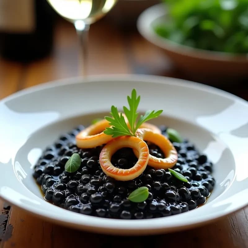 Risotto Negro a la Tinta de Calamar: Receta en Thermomix Ultracremosa y Gourmet