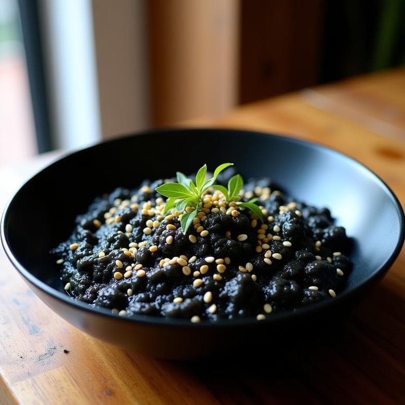 Risotto Negro Vegano con Algas Nori: Receta Ultracremosa en 25 Minutos con Omega-3