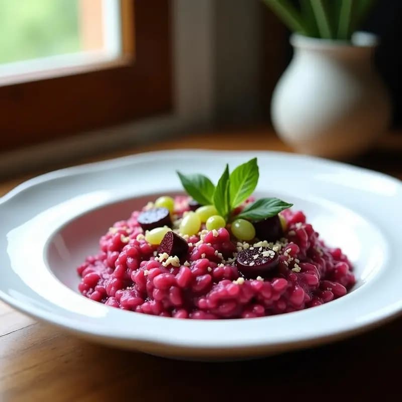 Risotto de Remolacha y Apio Vegano: Receta Cremosa con Truco de Cocción Lenta