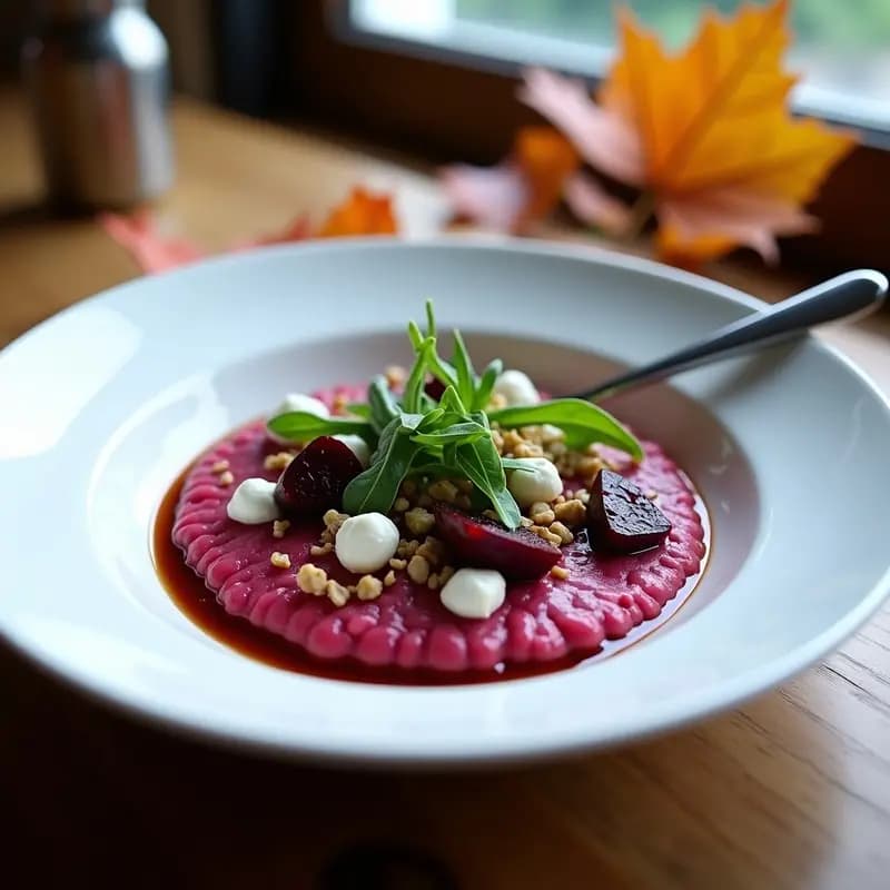 Risotto de Remolacha y Queso Chèvre: Receta de Otoño en 30 Minutos con Truco de Chef