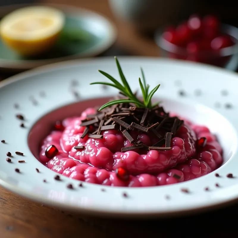 Risotto de Remolacha y Chocolate Negro: Receta Gourmet y Sorprendente en 30 Minutos
