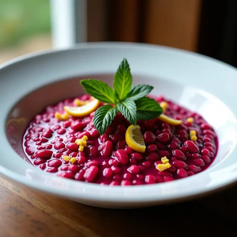 Risotto de Remolacha y Cítricos: Receta Vegana Cremosa en 30 Minutos