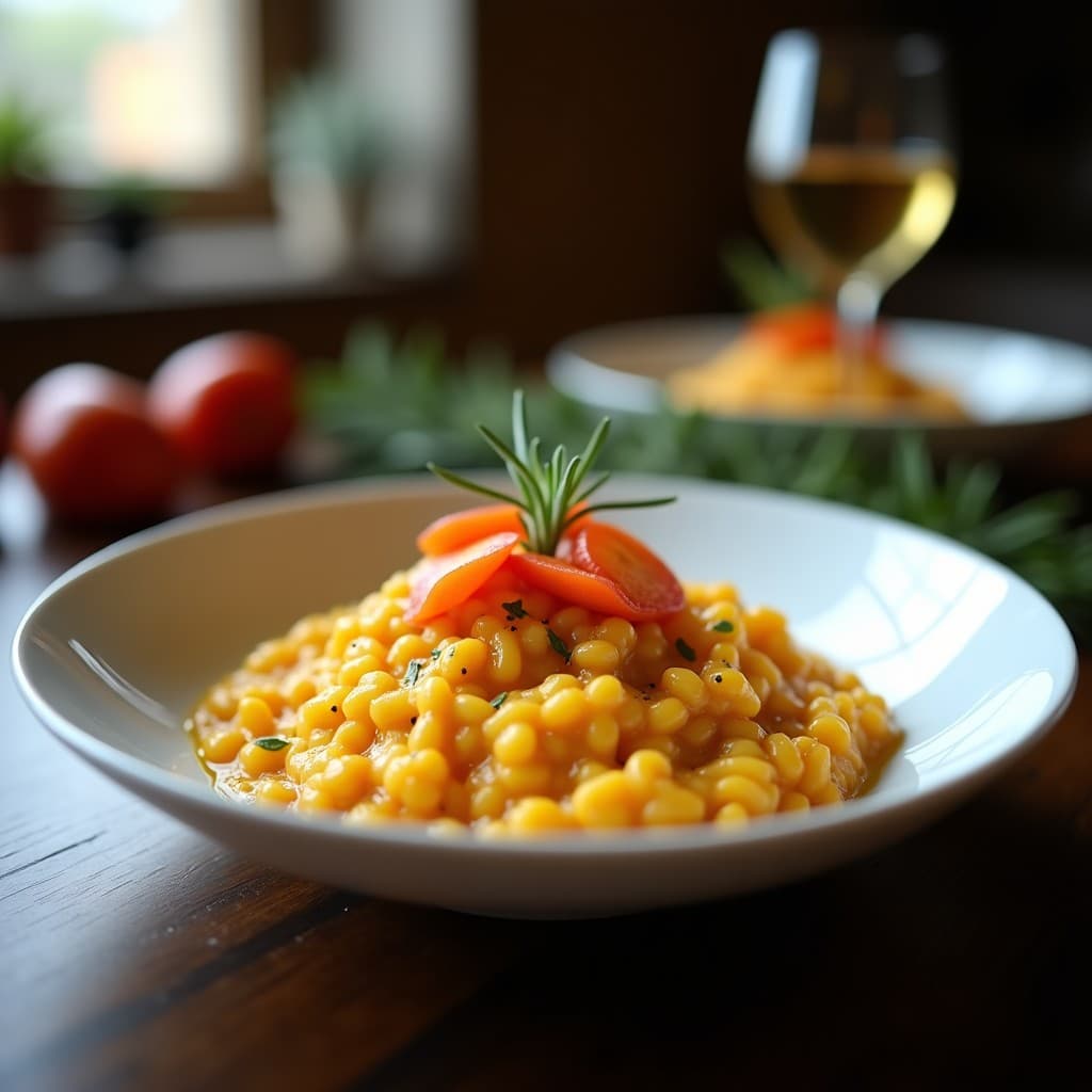 Risotto de Remolacha Dorada y Queso de Caballo: Receta Italiana Gourmet en Thermomix