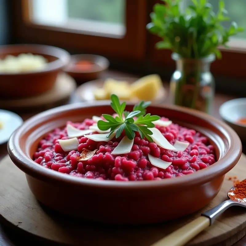 Risotto de Remolacha Ahumada al Horno: Receta Cremosa y Sin Estar en la Cocina