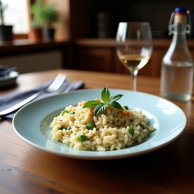 Risotto de Remolacha y Queso Azul: Receta en Ollas Superpuestas con Textura Ultracremosa