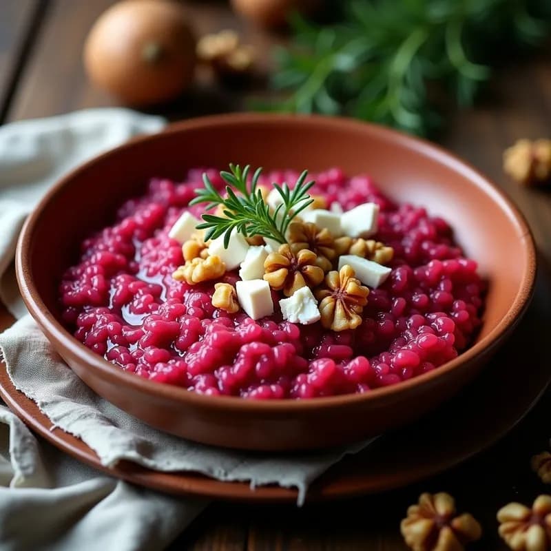 Risotto de Remolacha y Queso de Cabra: Receta al Horno Sin Esfuerzo y Cremoso