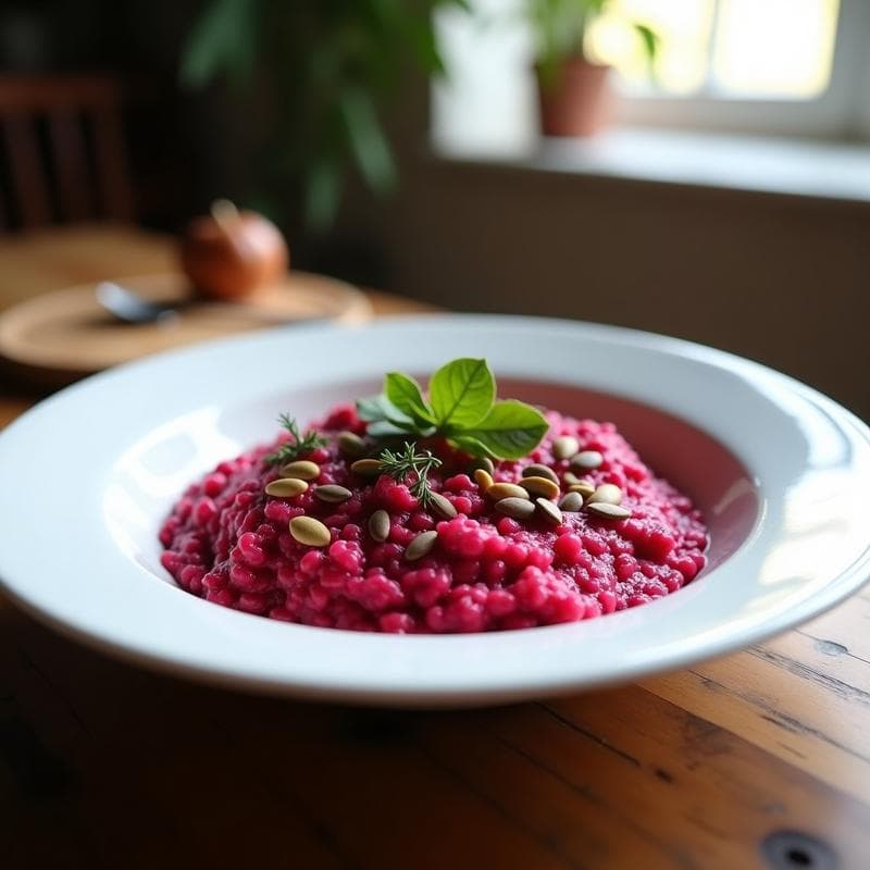 Risotto de Remolacha Vegano: Receta en Airfryer en 20 Minutos