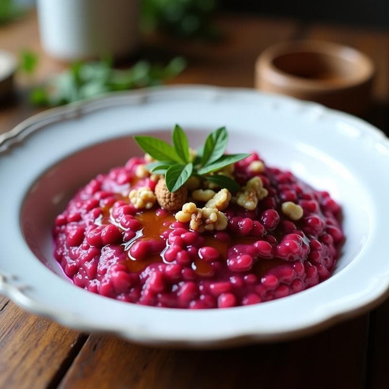 Risotto de Remolacha Vegano en Olla Lenta: Receta Crema y Antioxidante