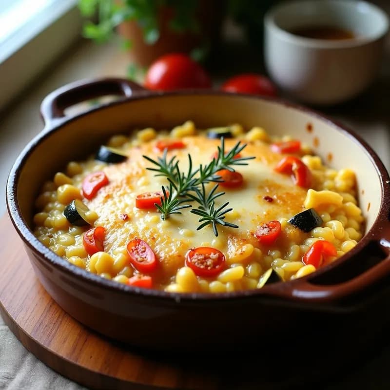 Risotto de Verduras al Horno: Receta Crujiente y Sin Remover en 40 Minutos