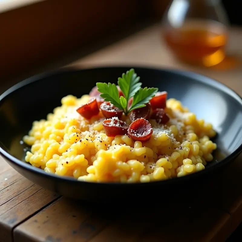 Risotto de Zafarráncho Ahumado: Receta en Airfryer con Aroma a Leña en 25 Minutos