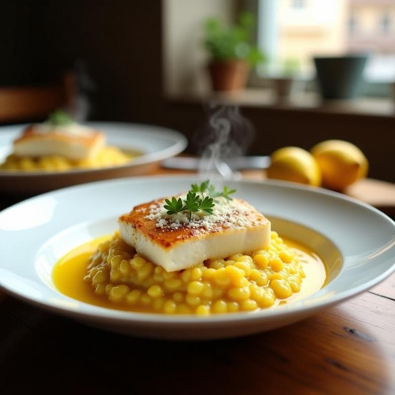 Risotto de Zafarráncho con Pescado: Receta en Ollas Superpuestas con Dos Texturas en 30 Minutos