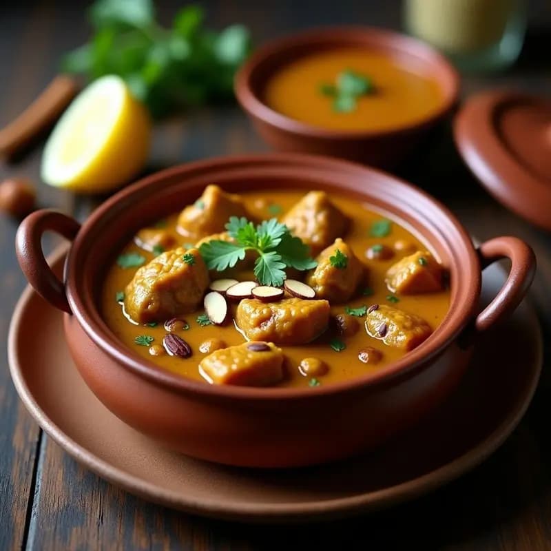 Rogani Josh de Cordero: Curry Cachemiro con Yogur y Especias Aromáticas