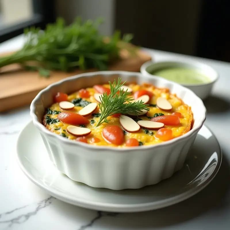 Roguel de Salmón Ahumado y Espinacas con Salsa de Eneldo: Entrante Francés Keto en 20 Minutos