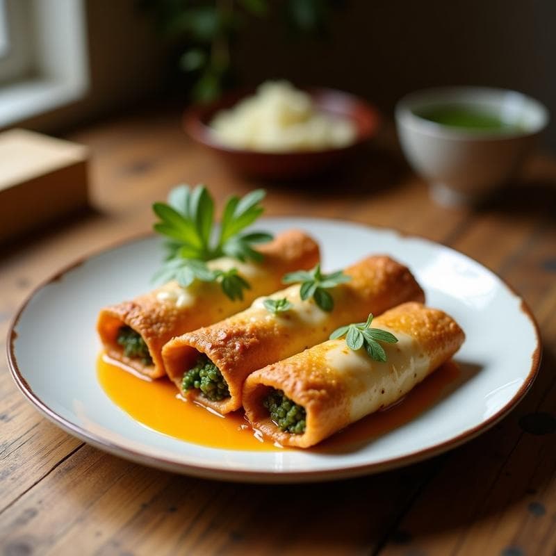 Rollitos de Calabacín Rellenos de Queso Feta y Aceitunas: Aperitivo Mediterráneo en 20 Minutos