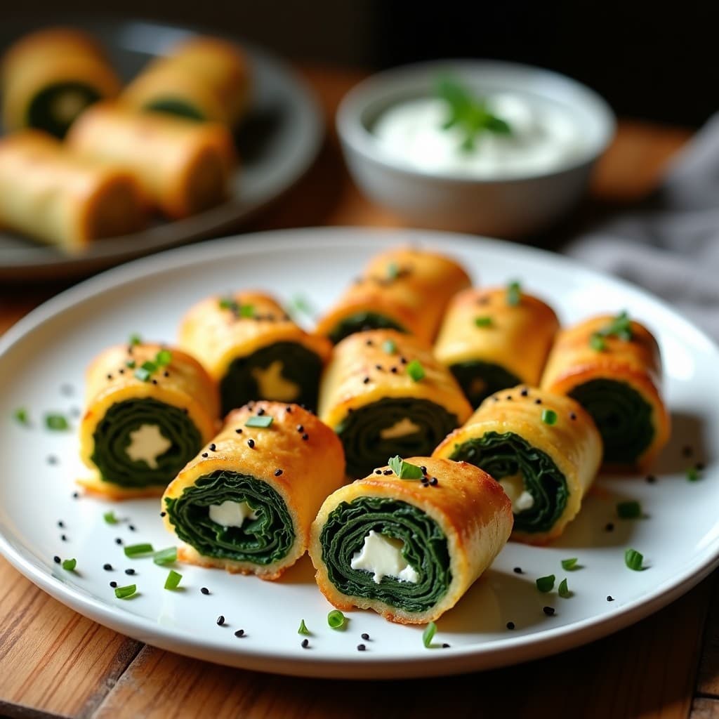Rollitos de Col Rizada y Queso Feta: Receta Griega en Airfryer Crujiente