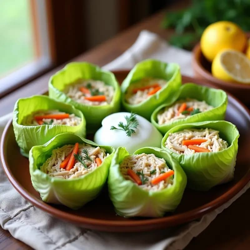 Rollitos de Leche Hoja con Relleno de Pollo y Verduras: Receta Moldova Tradicional