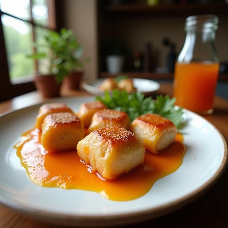 Rollitos de Lechuga con Atún Escabechado y Salsa de Yuzu: Entrante Japonés en 10 Minutos