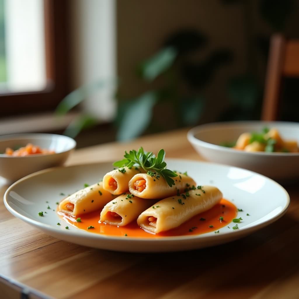 Rollitos de Lechuza con Relleno de Hongos y Espinacas: Receta China Vegana al Vapor