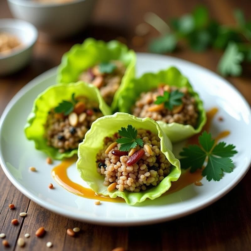 Rollitos de Lechuza Rellena con Pollo y Arroz Salvaje: Receta en Thermomix con Toque Gourmet