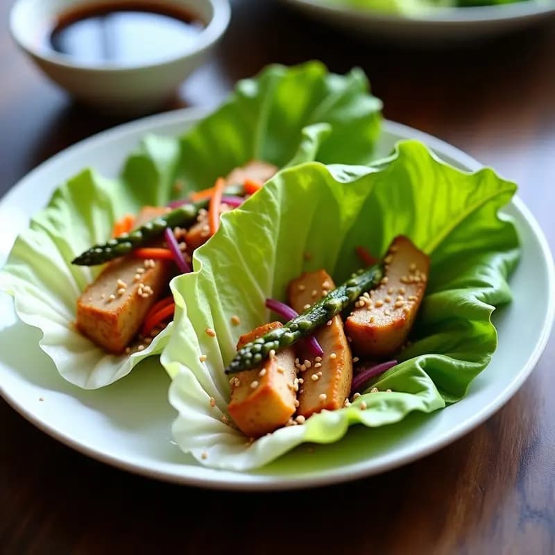 Rollitos de Lechuza con Relleno de Pollo y Espárragos: Entrante chino gourmet en airfryer
