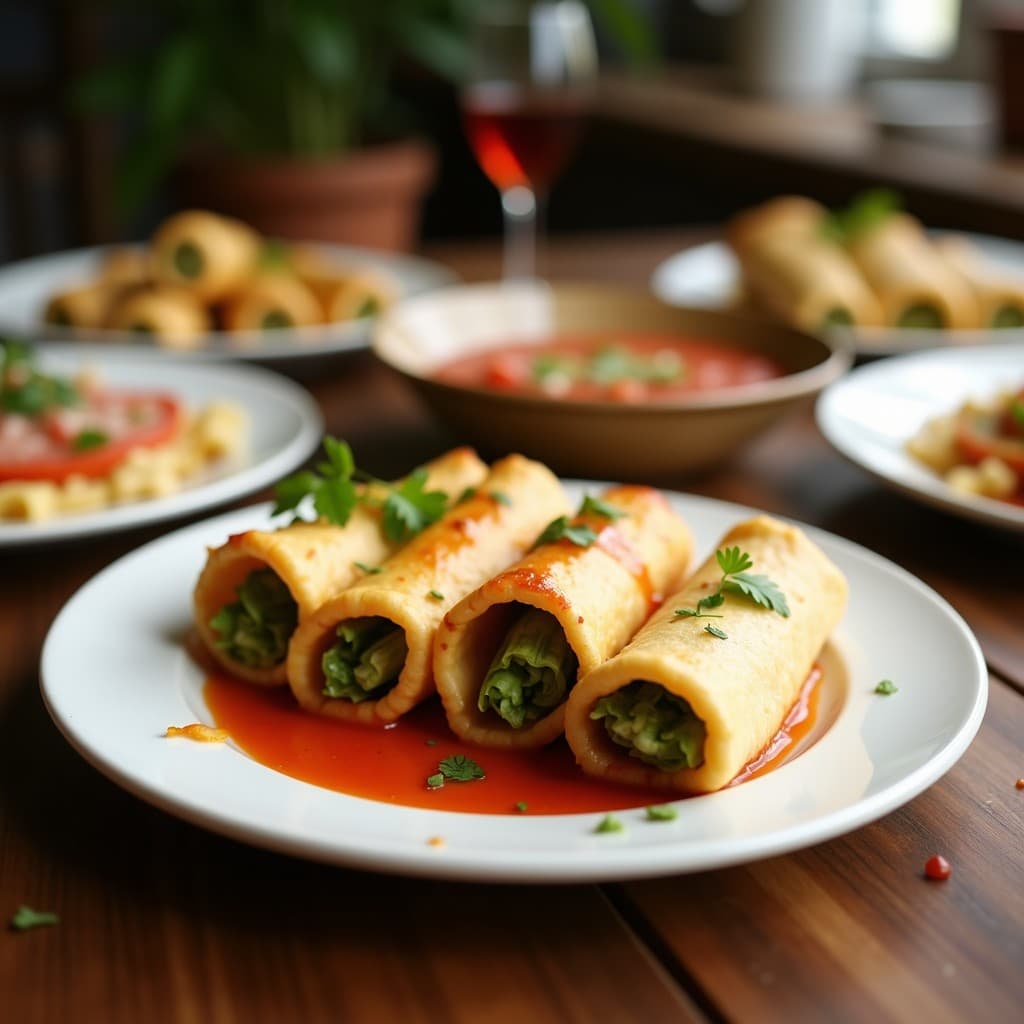 Rollitos de Primavera de Col Rizada y Zanahoria: Aperitivo Crujiente Sin Fritura