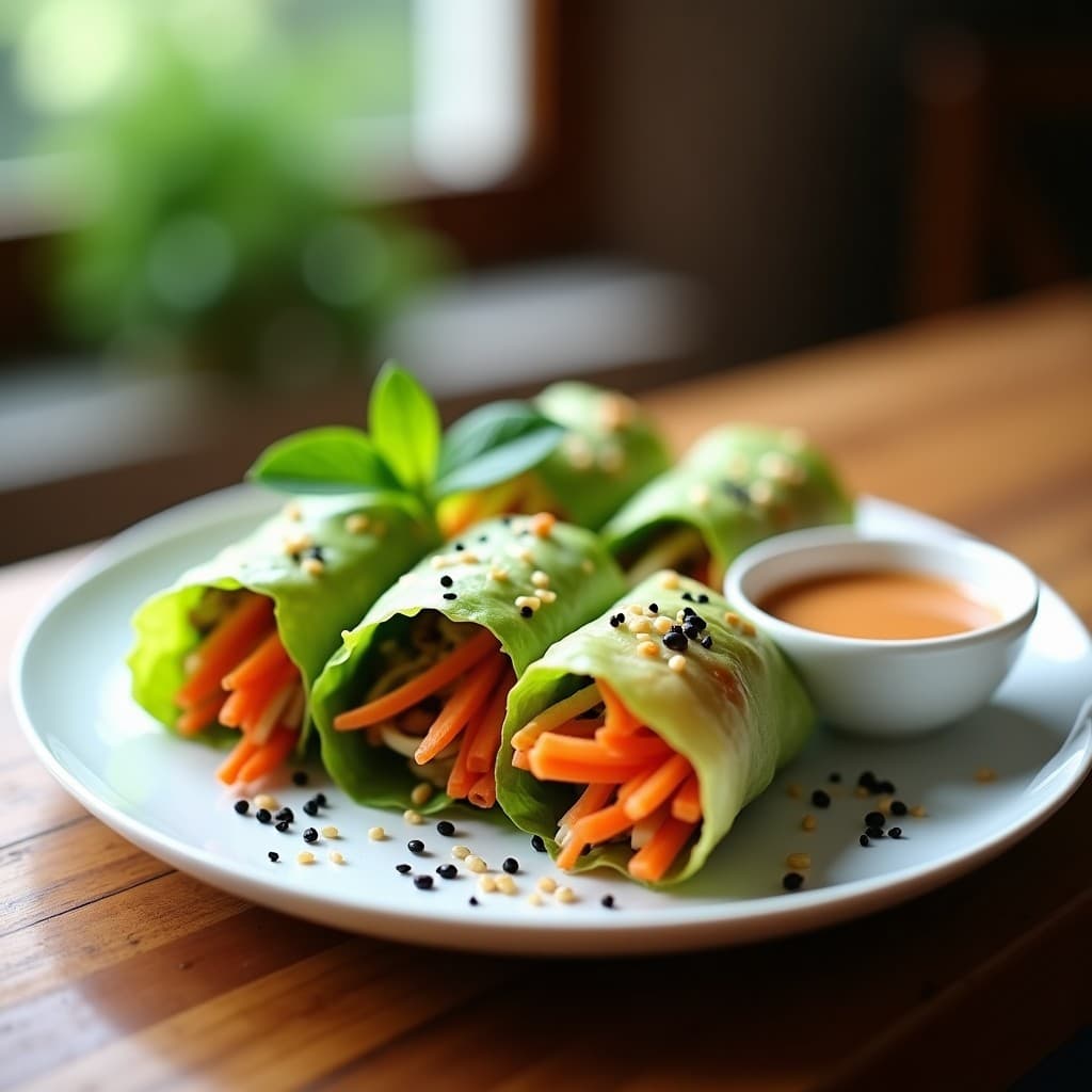 Rollitos de Primavera de Repollo y Zanahoria: Receta Vegana en Olla Lenta Crujiente