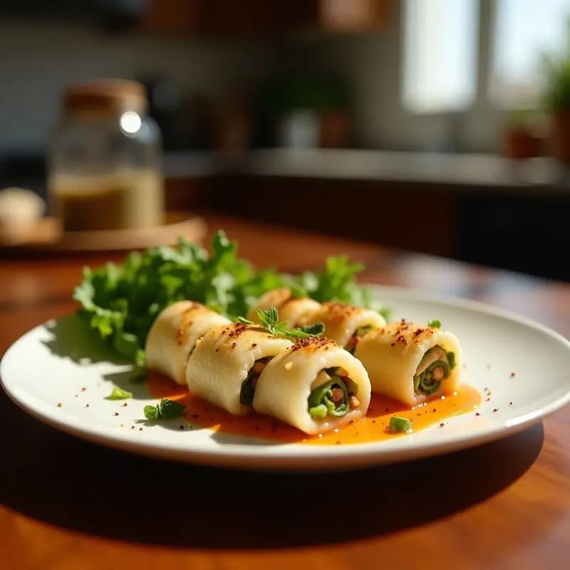 Rollitos de Primavera Vietnamitas con Tofu y Hierba Buena: Receta Crudivegana y Refrescante