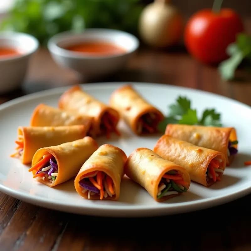 Rollitos de Primavera Veganos: Receta Crujiente en Airfryer sin Aceite