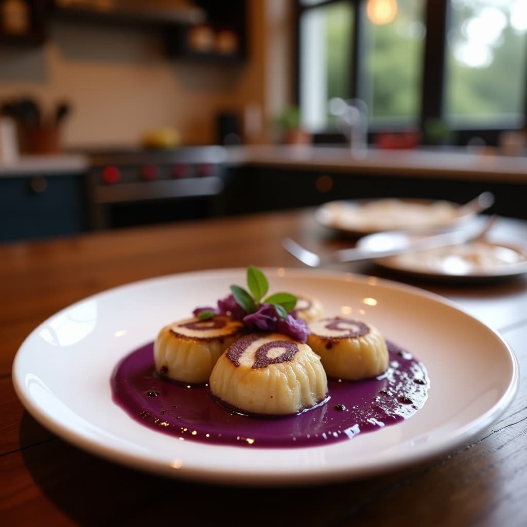 Rollitos de Repollo Morado Rellenos de Lentejas Beluga: Receta Vega en Olla Lenta