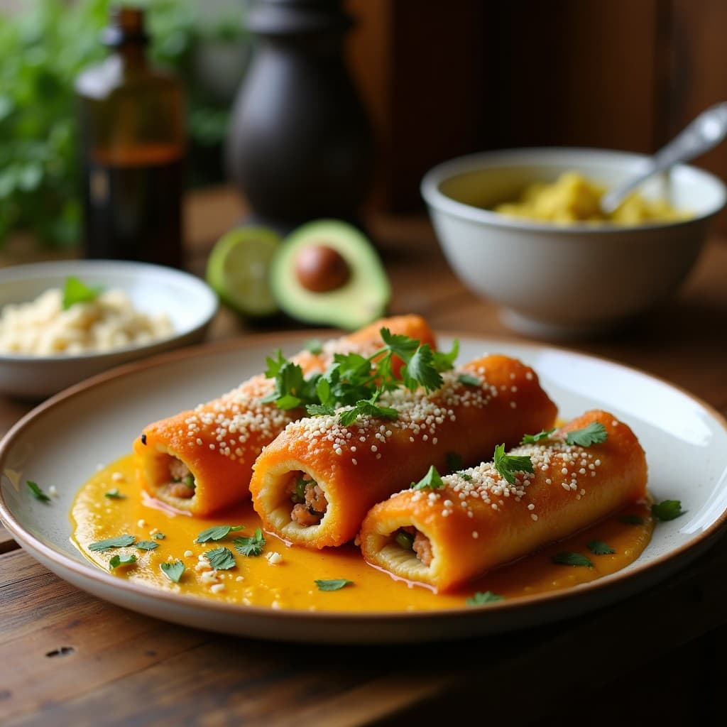 Rollitos de Zucchini Rellenos de Quinoa y Trufa: Aperitivo Italiano Keto en Airfryer