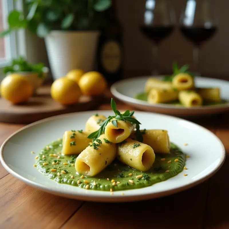 rollos de berenjena con pesto de algas: Sushi vegetal sin arroz