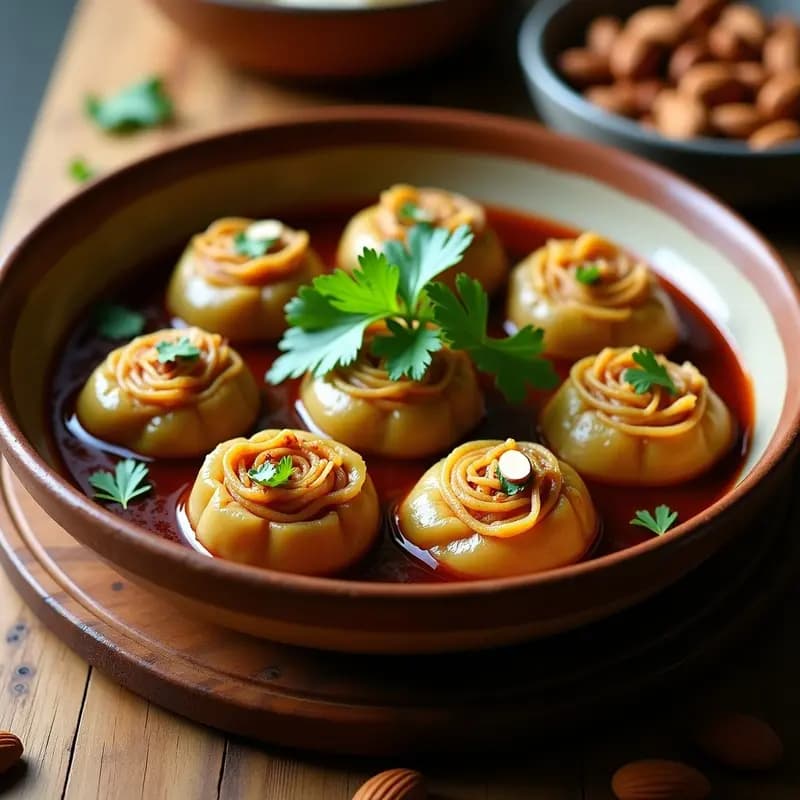 Rollos de Repollo Rellenos de Quinoa y Pasas con Salsa de Tamarindo: Receta Árabe Vegana en Olla Lenta