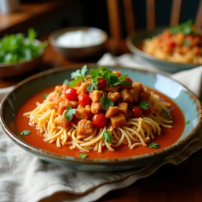 Ropa Vieja de Jackfruit y Pimientos: Receta Cubana Vegana y Ricotísima en Olla Exprés