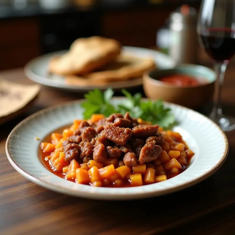 Ropa Vieja Cubana con Jackfruit: Receta Vegana y Alta en Fibra en Sartén